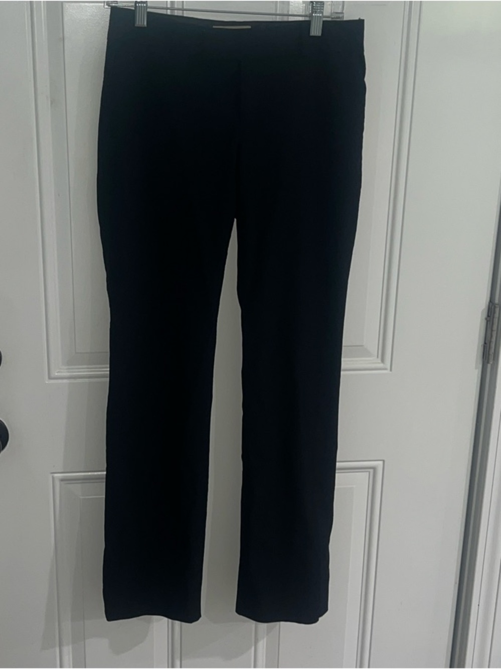 Banana Republic Martin Black Dress Pants Classic Straight Leg Double Lined 2
